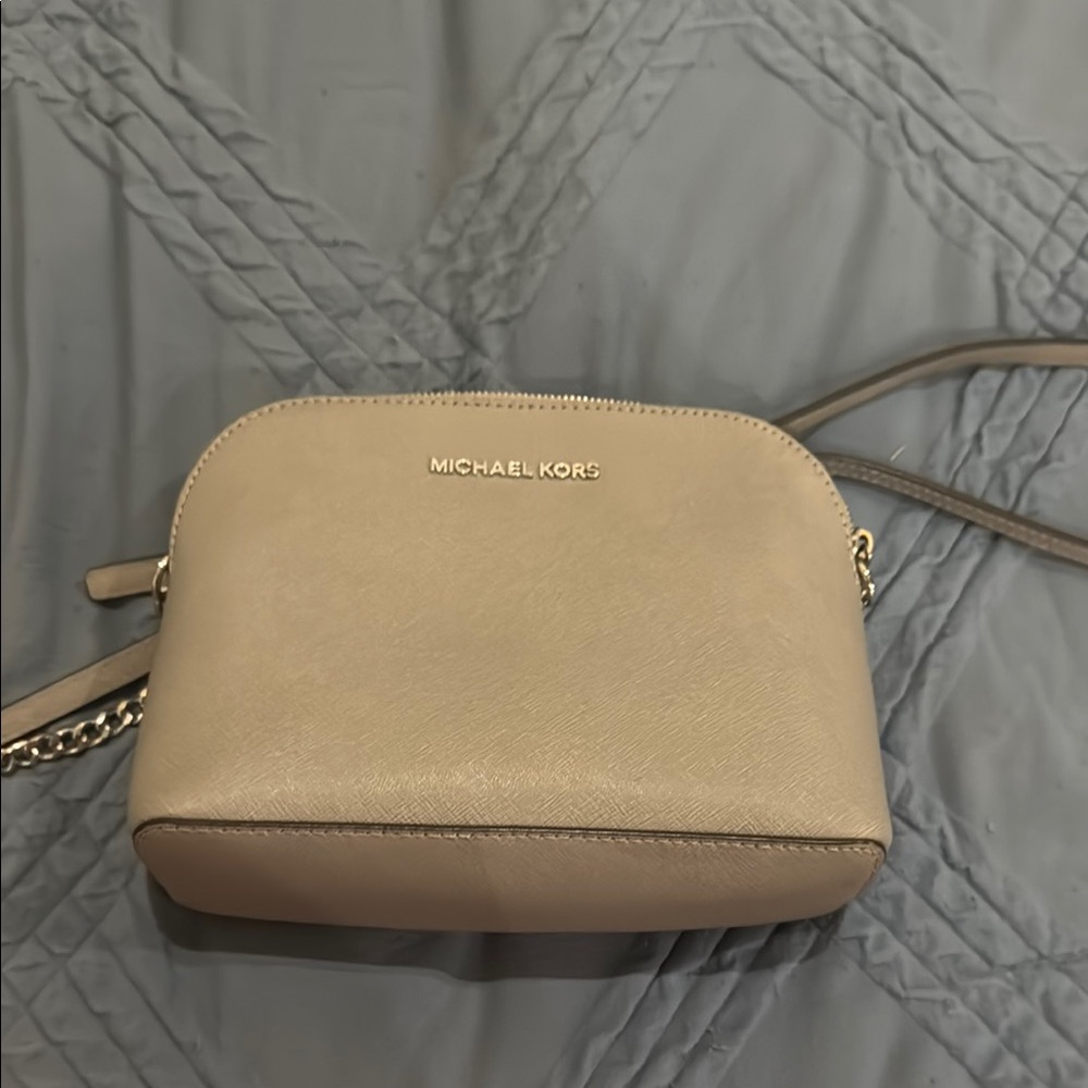 Michael Kors Beige Crossbody Bag